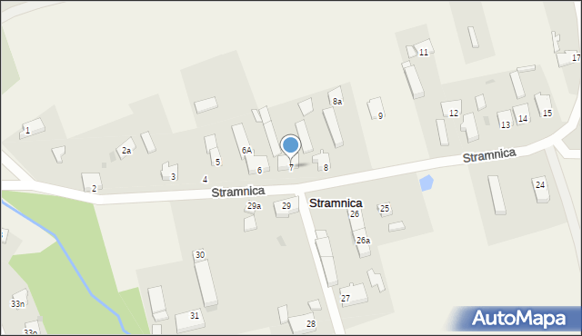 Stramnica, Stramnica, 7, mapa Stramnica