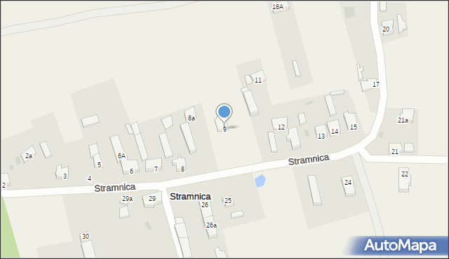 Stramnica, Stramnica, 9, mapa Stramnica