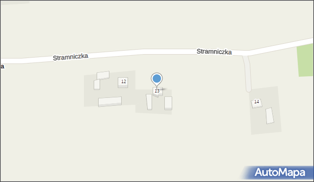 Stramniczka, Stramniczka, 13, mapa Stramniczka