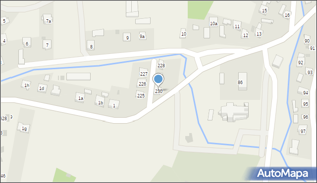 Straszęcin, Straszęcin, 230, mapa Straszęcin