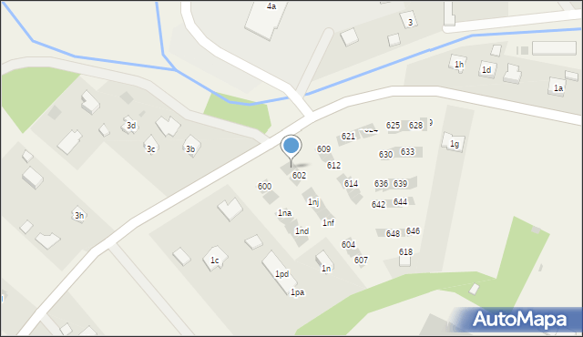 Straszęcin, Straszęcin, 603, mapa Straszęcin