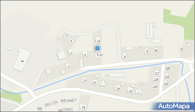 Straszęcin, Straszęcin, 7, mapa Straszęcin