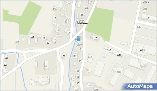 Straszęcin, Straszęcin, 90, mapa Straszęcin