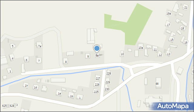 Straszęcin, Straszęcin, 9a, mapa Straszęcin