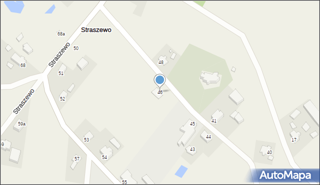 Straszewo, Straszewo, 46, mapa Straszewo