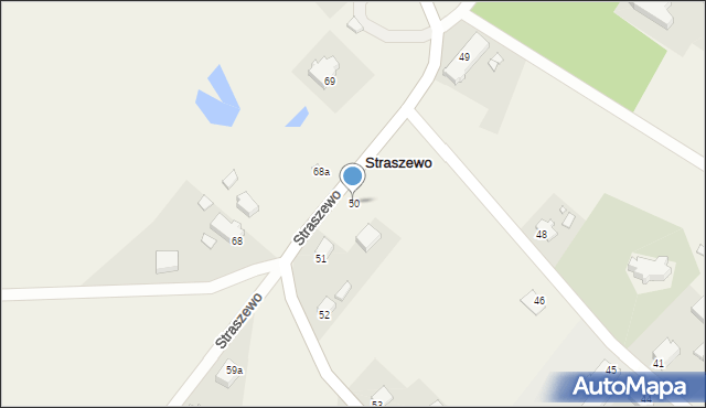 Straszewo, Straszewo, 50, mapa Straszewo