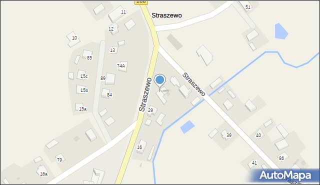 Straszewo, Straszewo, 30, mapa Straszewo