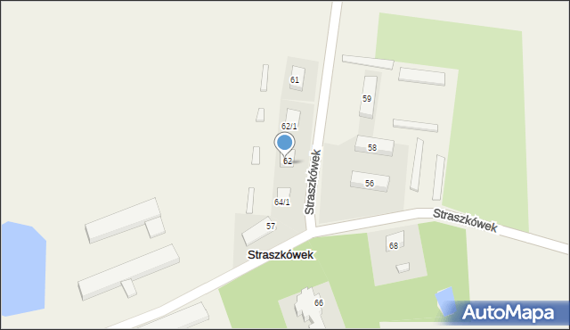 Straszkówek, Straszkówek, 63/1, mapa Straszkówek