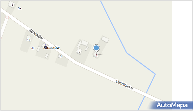 Straszów, Straszów, 1, mapa Straszów