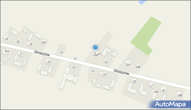 Straszów, Straszów, 21a, mapa Straszów