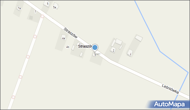 Straszów, Straszów, 3, mapa Straszów