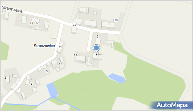 Straszowice, Straszowice, 7, mapa Straszowice