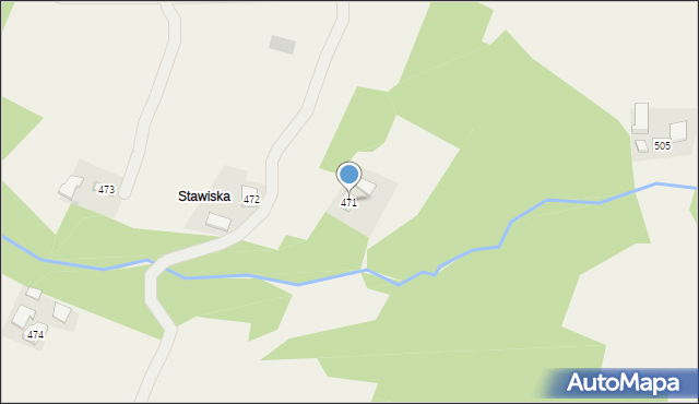 Straszydle, Straszydle, 471, mapa Straszydle
