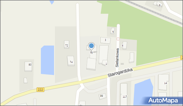 Straszyn, Starogardzka, 70, mapa Straszyn