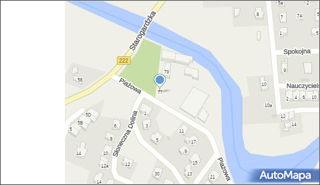 Straszyn, Starogardzka, 77, mapa Straszyn