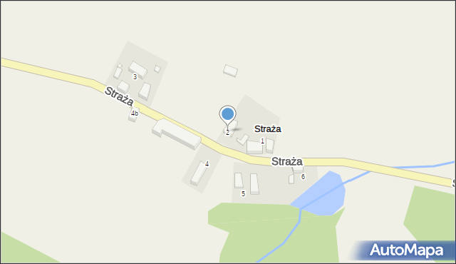 Straża, Straża, 2, mapa Straża