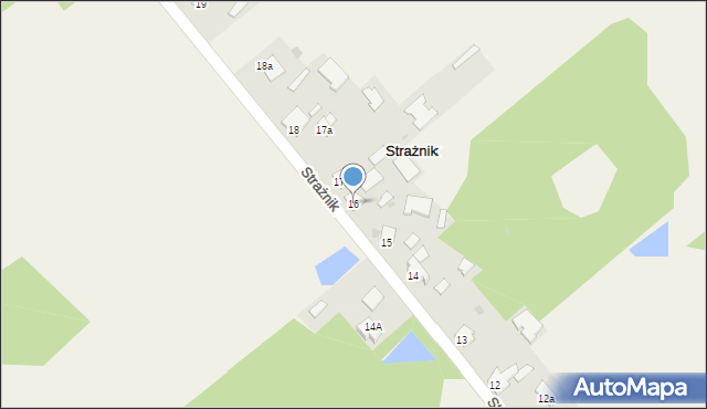 Strażnik, Strażnik, 16, mapa Strażnik