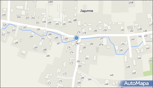 Strażów, Strażów, 175, mapa Strażów