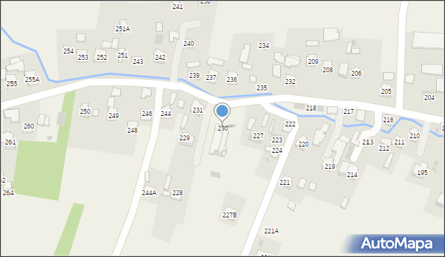 Strażów, Strażów, 230, mapa Strażów