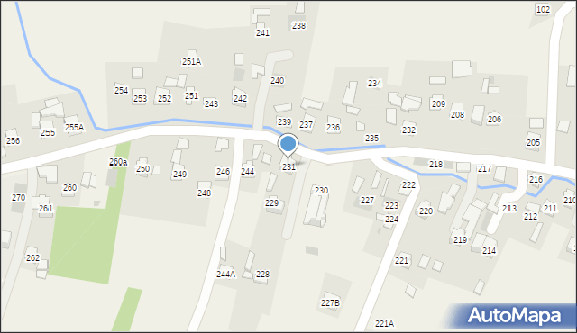 Strażów, Strażów, 231, mapa Strażów