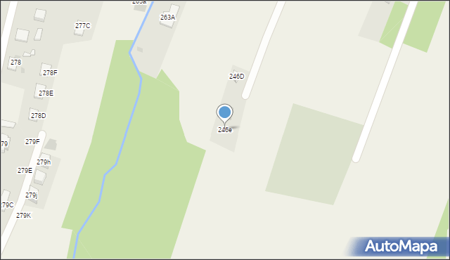 Strażów, Strażów, 246e, mapa Strażów