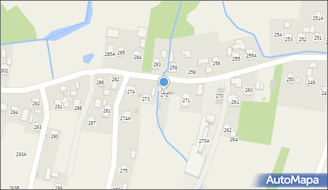 Strażów, Strażów, 272, mapa Strażów