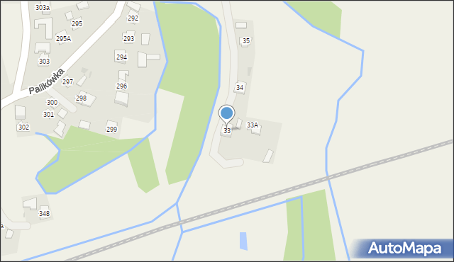 Strażów, Strażów, 33, mapa Strażów