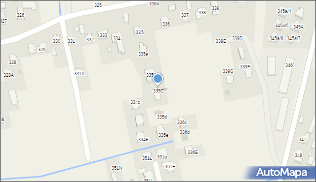 Strażów, Strażów, 335C, mapa Strażów