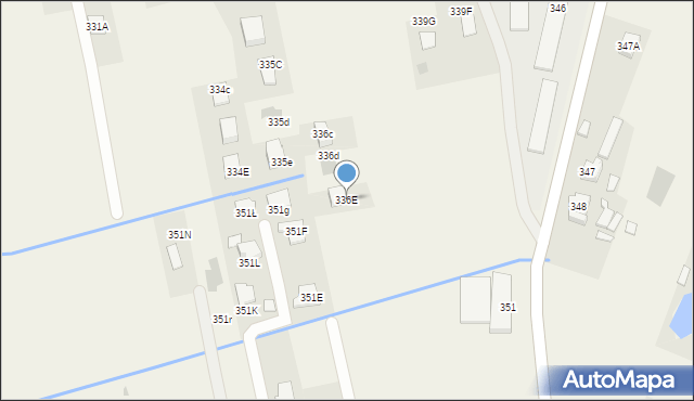 Strażów, Strażów, 336E, mapa Strażów