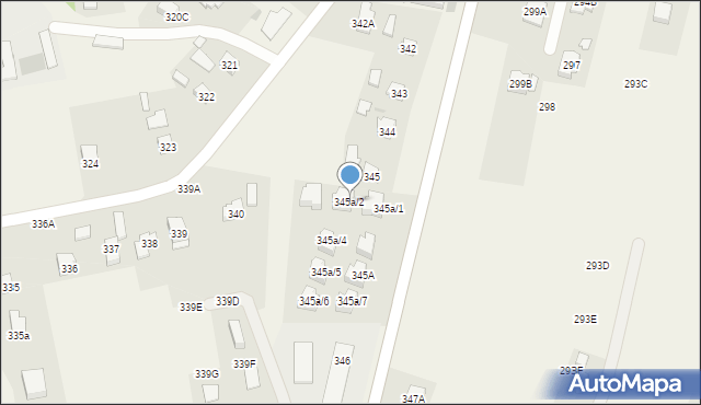 Strażów, Strażów, 345a/2, mapa Strażów