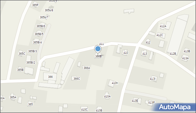 Strażów, Strażów, 366B, mapa Strażów