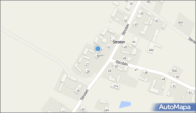 Strobin, Strobin, 29, mapa Strobin