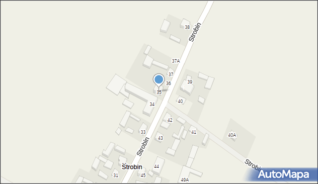 Strobin, Strobin, 35, mapa Strobin