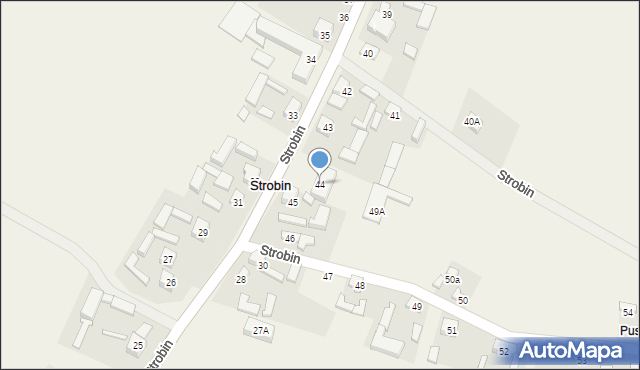 Strobin, Strobin, 44, mapa Strobin