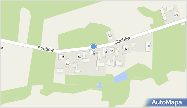 Strobów, Strobów, 35, mapa Strobów