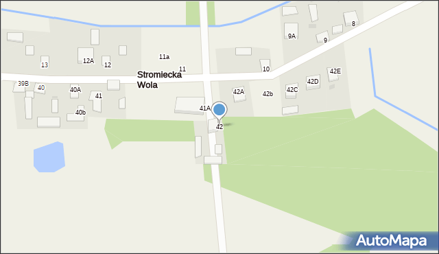 Stromiecka Wola, Stromiecka Wola, 42, mapa Stromiecka Wola