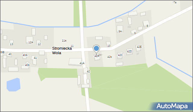 Stromiecka Wola, Stromiecka Wola, 42A, mapa Stromiecka Wola