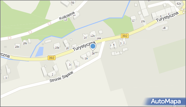 Stronie Śląskie, Stronie Śląskie, 1a, mapa Stronie Śląskie