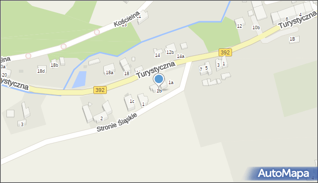 Stronie Śląskie, Stronie Śląskie, 1b, mapa Stronie Śląskie