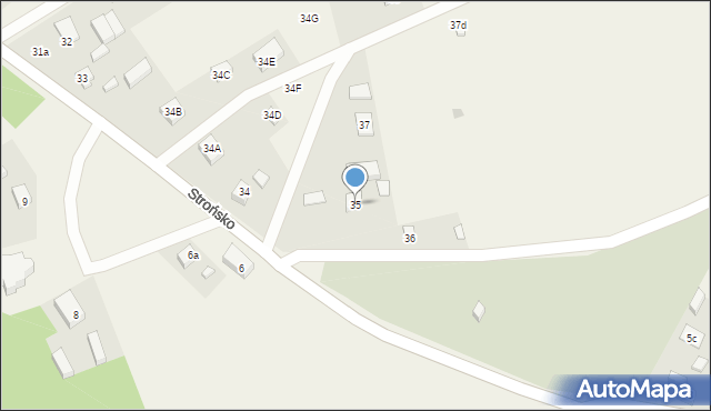 Strońsko, Strońsko, 35, mapa Strońsko