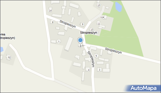 Stropieszyn, Stropieszyn, 6, mapa Stropieszyn