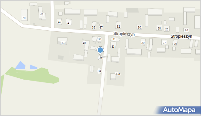 Stropieszyn, Stropieszyn, 35, mapa Stropieszyn