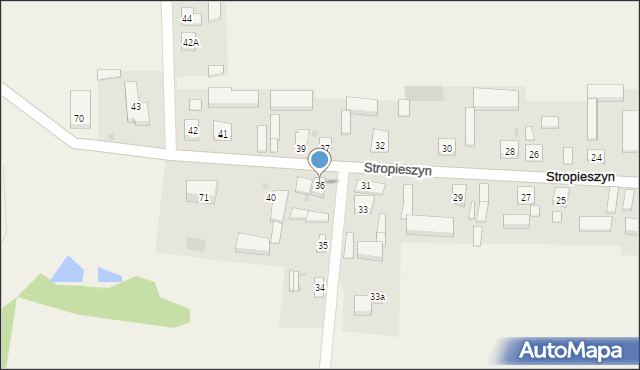 Stropieszyn, Stropieszyn, 36, mapa Stropieszyn