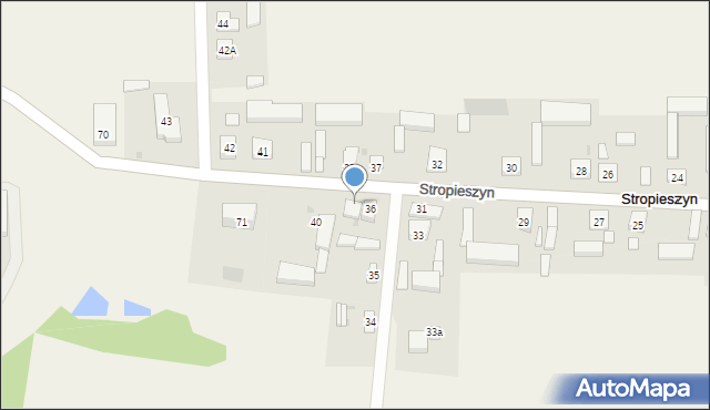 Stropieszyn, Stropieszyn, 38, mapa Stropieszyn