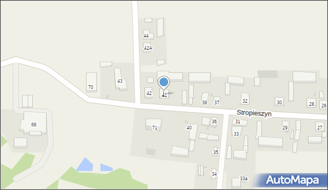 Stropieszyn, Stropieszyn, 41, mapa Stropieszyn