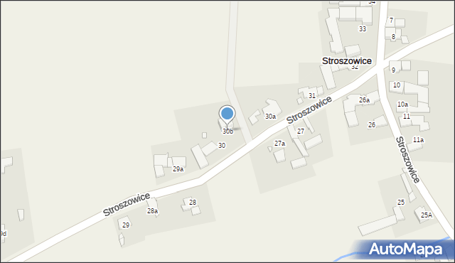 Stroszowice, Stroszowice, 30b, mapa Stroszowice