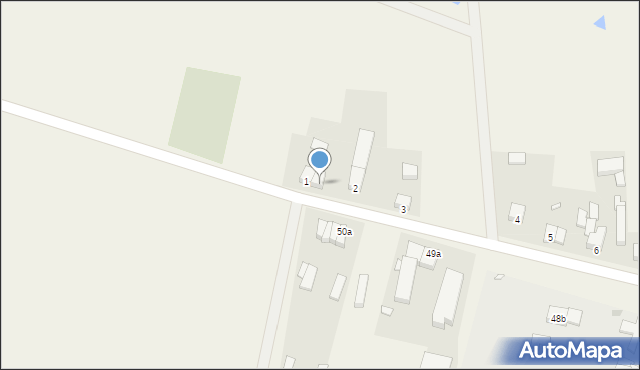 Stróżewo, Stróżewo, 1a, mapa Stróżewo