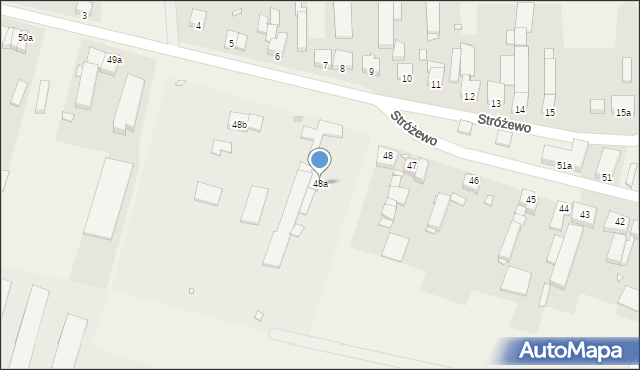 Stróżewo, Stróżewo, 48a, mapa Stróżewo