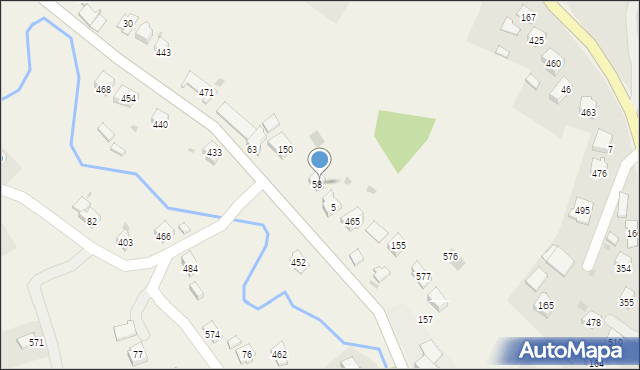 Stróżówka, Stróżówka, 9, mapa Stróżówka
