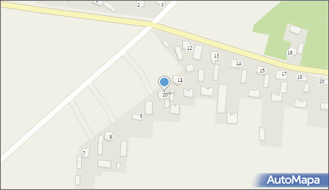 Strożyska, Strożyska, 10, mapa Strożyska